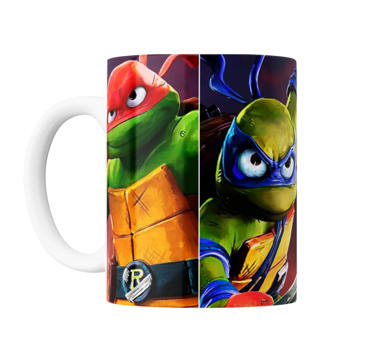 Taza de Cerámica Tortugas Ninja Rafael y Leonardo - vista 2