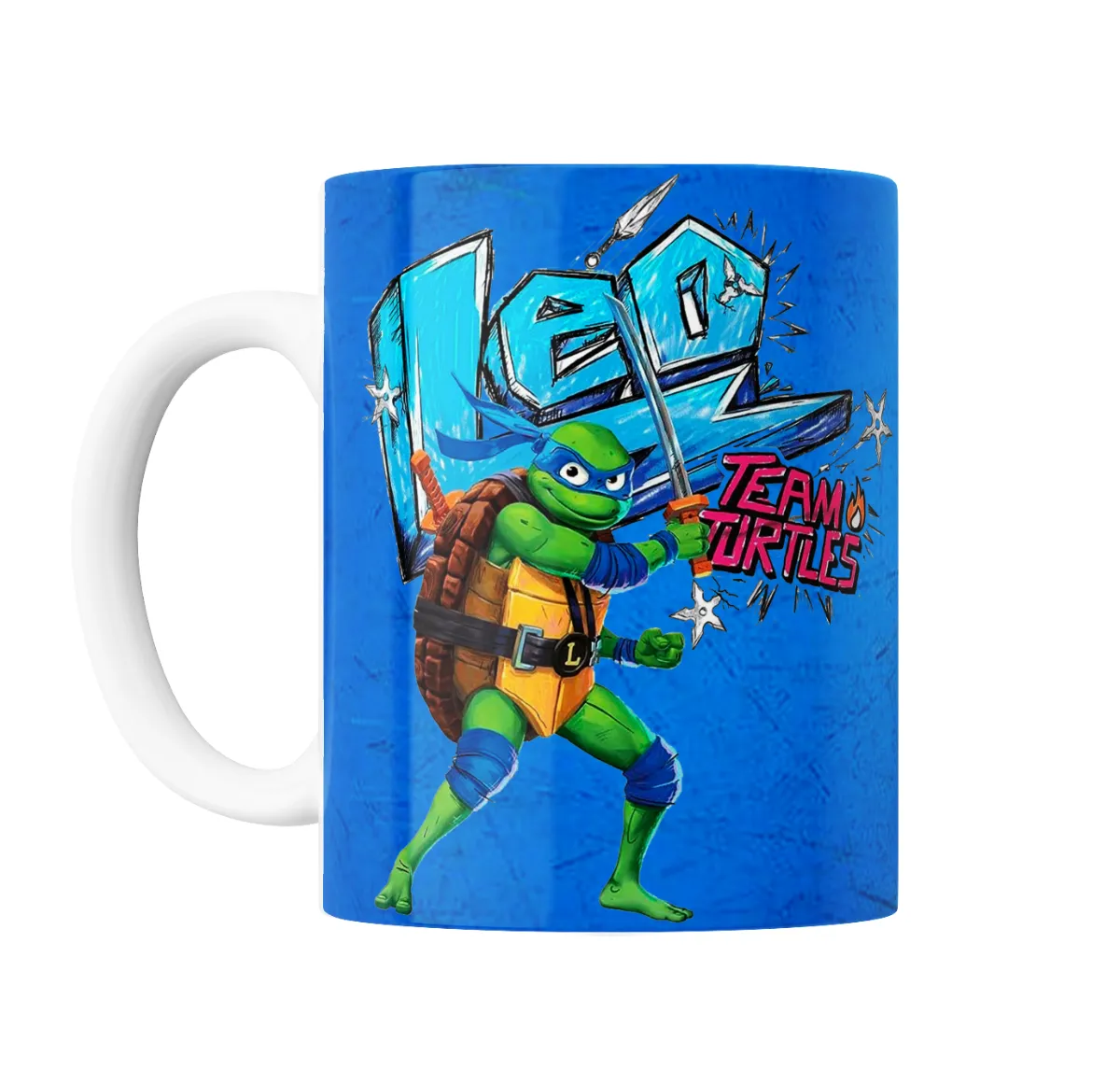 Taza de Cerámica Tortugas Ninja Leonardo Team Turtles - vista 2