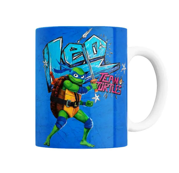 Taza de Cerámica Tortugas Ninja Leonardo Team Turtles