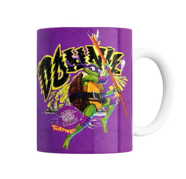Taza de Cerámica Tortugas Ninja Mutant Mayhem Donatello