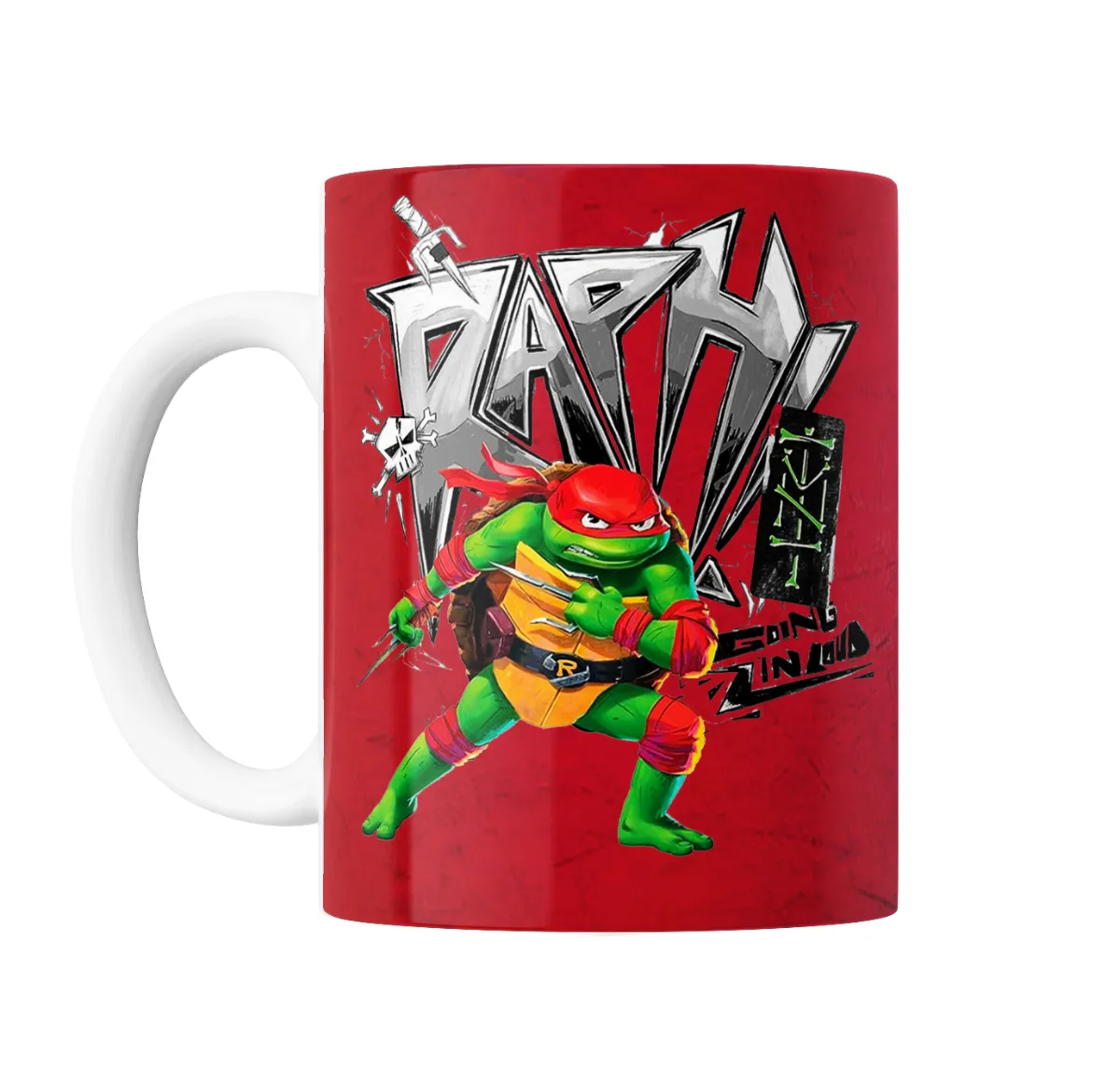 Taza de Cerámica Tortugas Ninja Raphael Mutant Mayhem - vista 2