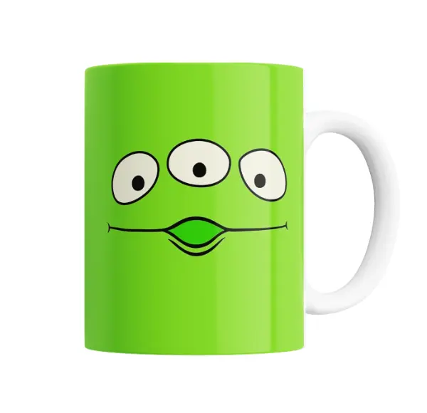 Taza de Cerámica Toy Story Alien de Tres Ojos
