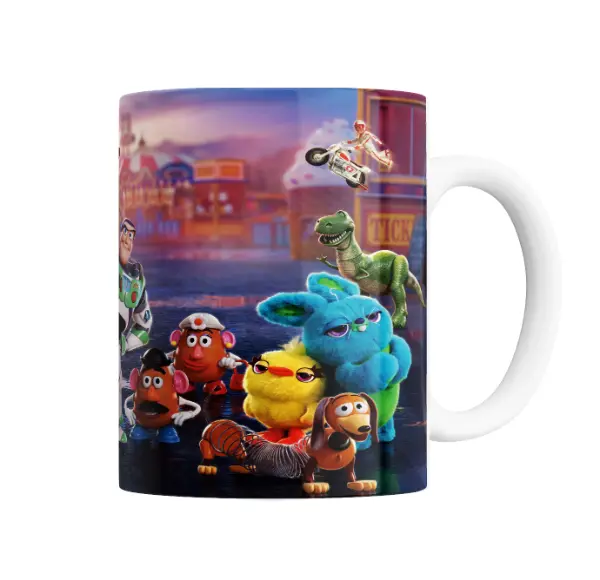 Taza de Cerámica Toy Story Woody Buzz Jessie Bo Peep Forky
