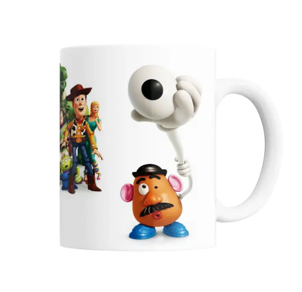 Taza de Cerámica Toy Story Woody Buzz Jessie y Rex