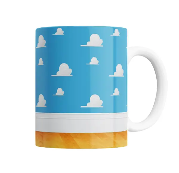 Taza de Cerámica Toy Story Nubes del Cuarto de Andy
