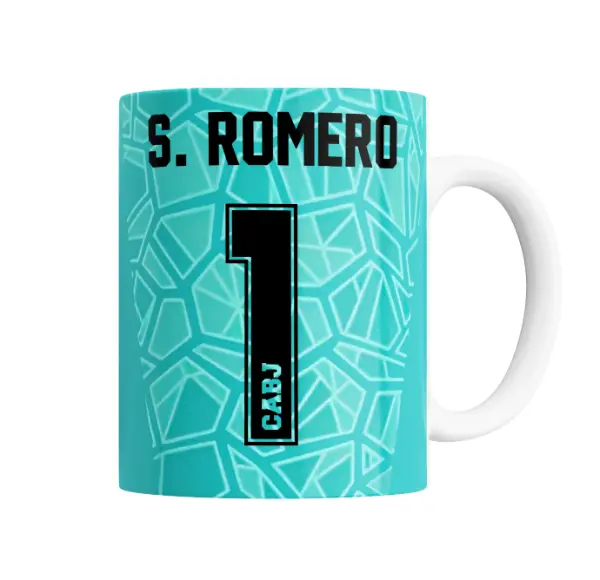 Taza de Cerámica Boca Juniors Arquero S. Romero 1