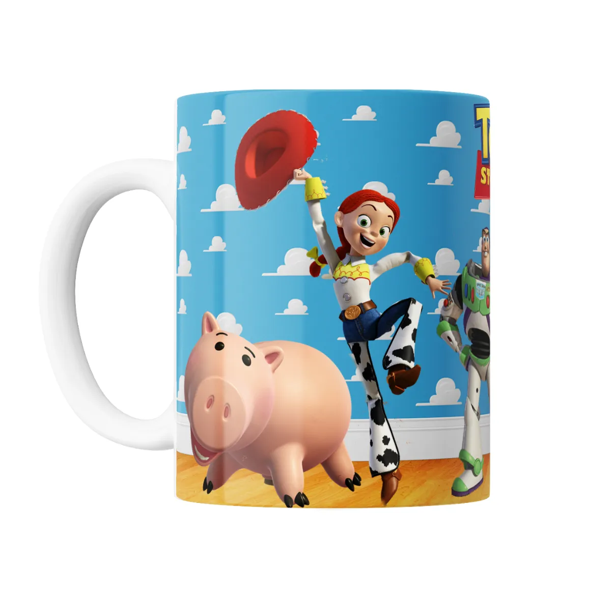 Taza de Cerámica Toy Story Woody Buzz Jessie y Rex - vista 2