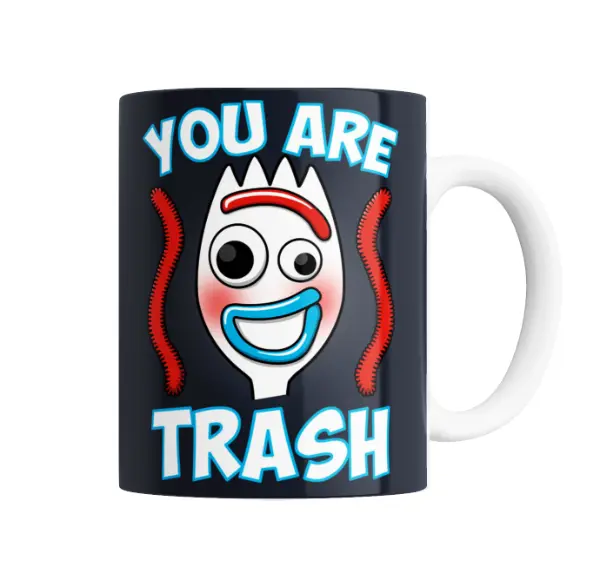 Taza de Cerámica Toy Story Forky You Are Trash