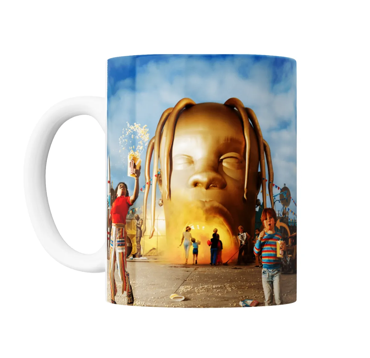 Taza de Cerámica Travis Scott Astroworld Cabeza Gigante - vista 2