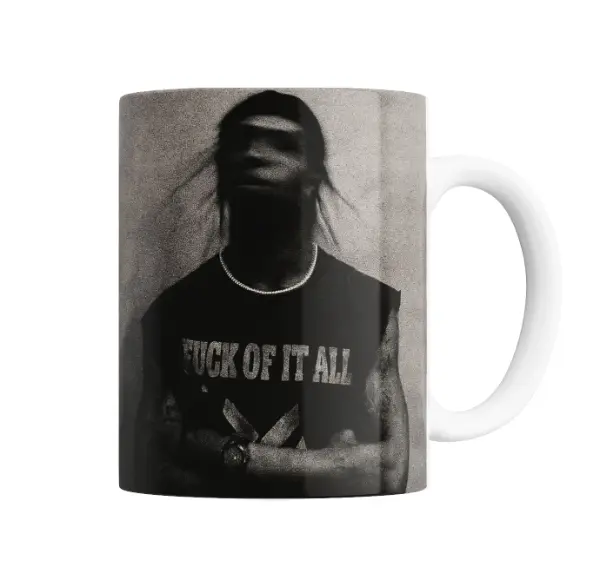 Taza de Cerámica Travis Scott Fuck Of It All