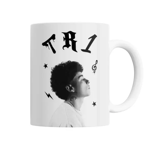 Taza de Cerámica Trueno TR1 Rayos y Notas