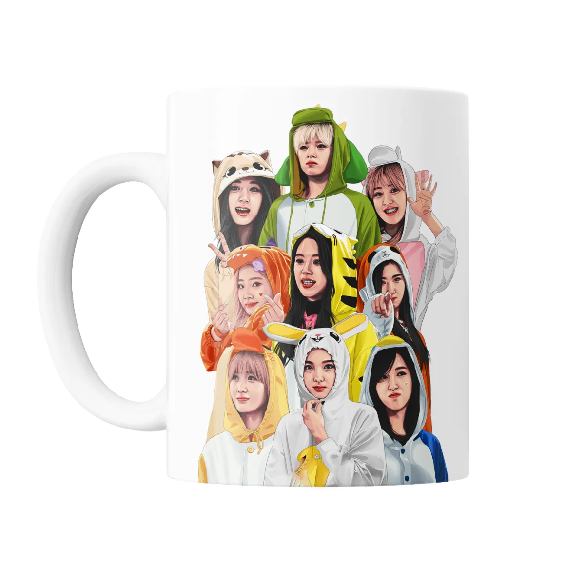 Taza de Cerámica Twice Grupo con Pijamas de Animales - vista 2