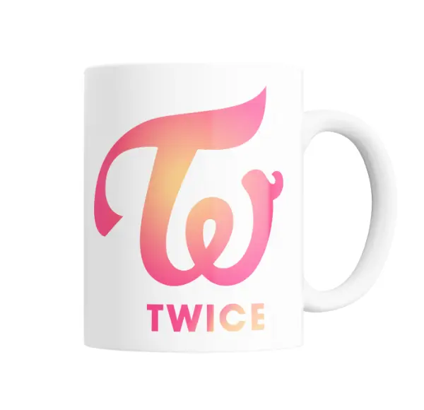 Taza de Cerámica Twice Logo Degradado