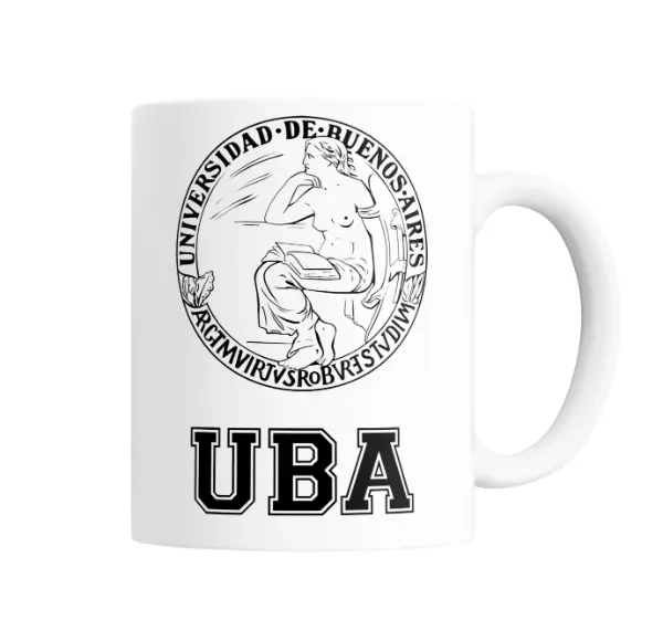 Taza de Cerámica UBA Universidad de Buenos Aires Escudo