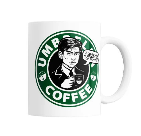 Taza de Cerámica The Umbrella Academy Five Umbrella Coffee