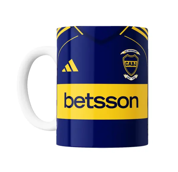 Taza de Cerámica Boca Juniors Camiseta Titular 120 Aniversario