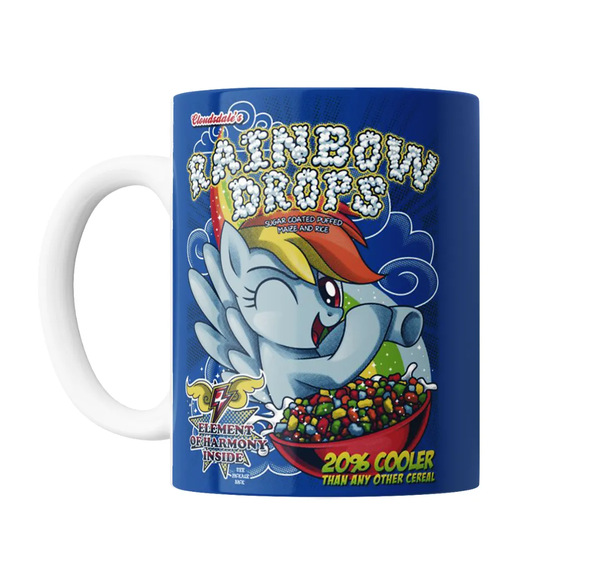 Taza de Cerámica My Little Pony Rainbow Dash Rainbow Drops - vista 2