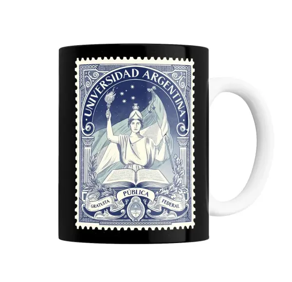 Taza de Cerámica Universidad Argentina Pública Gratuita Federal