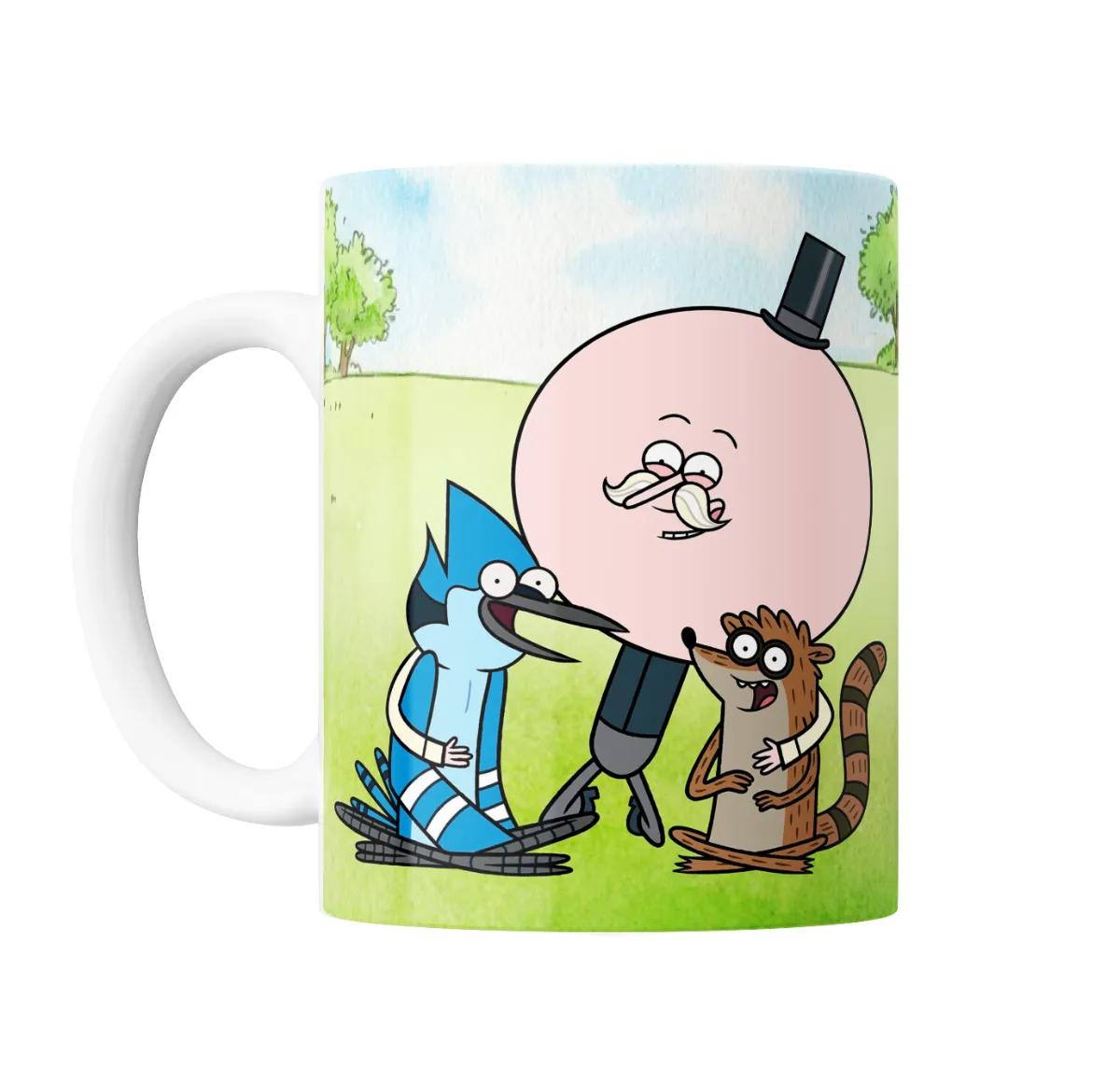 Taza de Cerámica Un Show Mas Mordecai y Rigby - vista 2