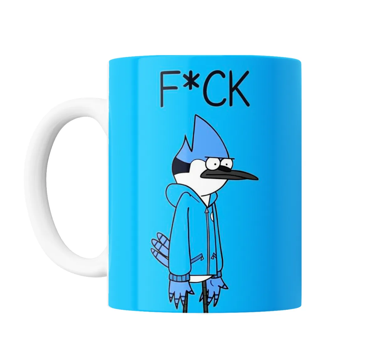 Taza de Cerámica Un Show Mas Mordecai F*CK - vista 2