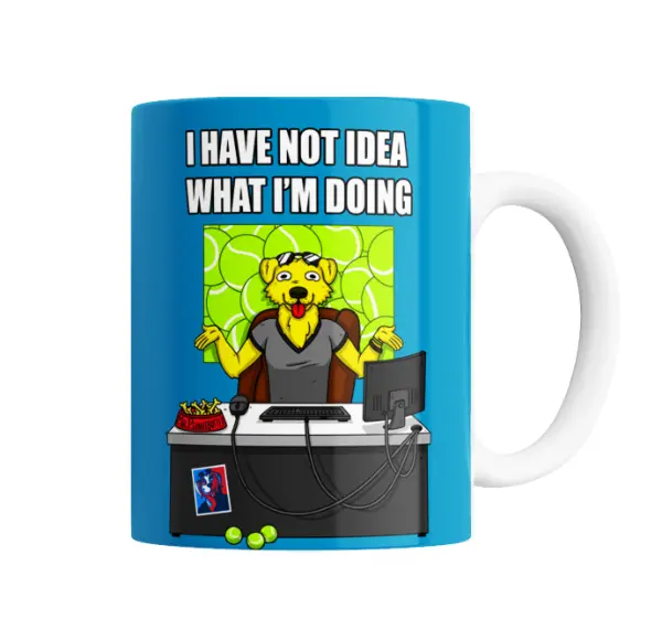 Taza de Cerámica Bojack Horseman Mr. Peanutbutter I Have No Idea What I'm Doing