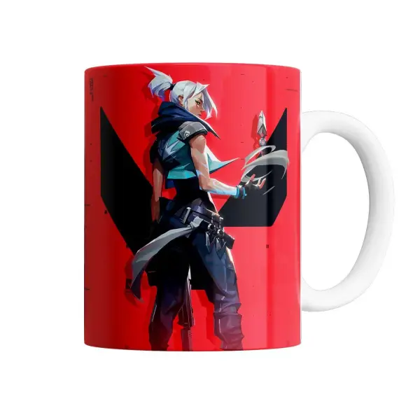 Taza de Cerámica Valorant Jett
