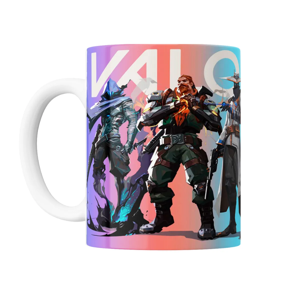 Taza de Cerámica Valorant Personajes Equipo - vista 2
