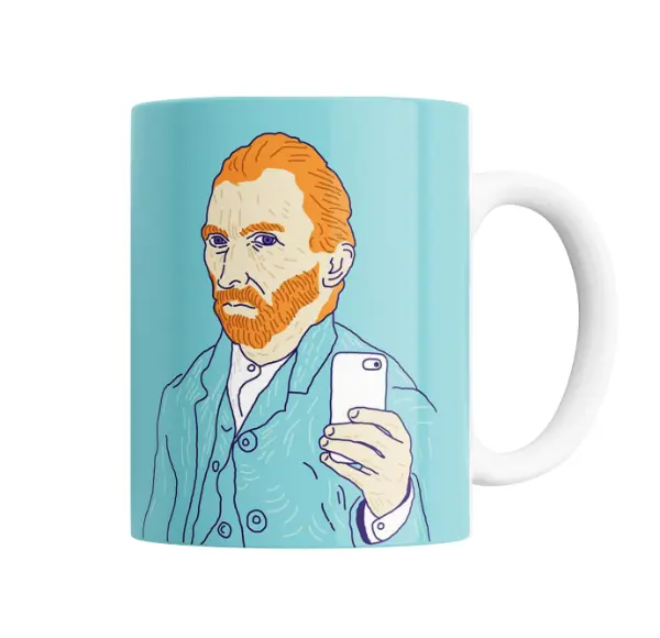 Taza de Cerámica Van Gogh Selfie