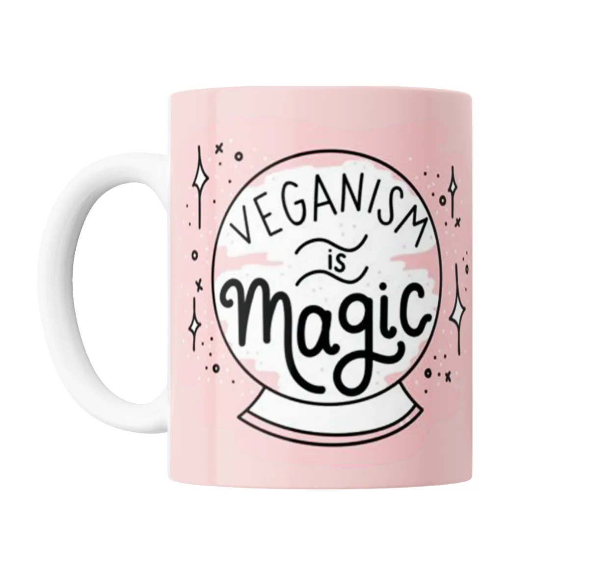 Taza de Cerámica Veganism is Magic - vista 2