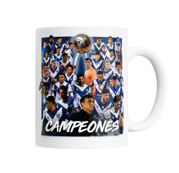 Taza de Cerámica Velez Campeones Plantel