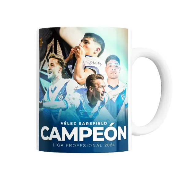 Taza de Cerámica Vélez Sarsfield Campeón Liga Profesional 2024