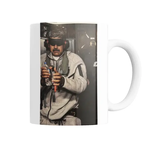 Taza de Cerámica Venezuela Libre Maduro Capturado