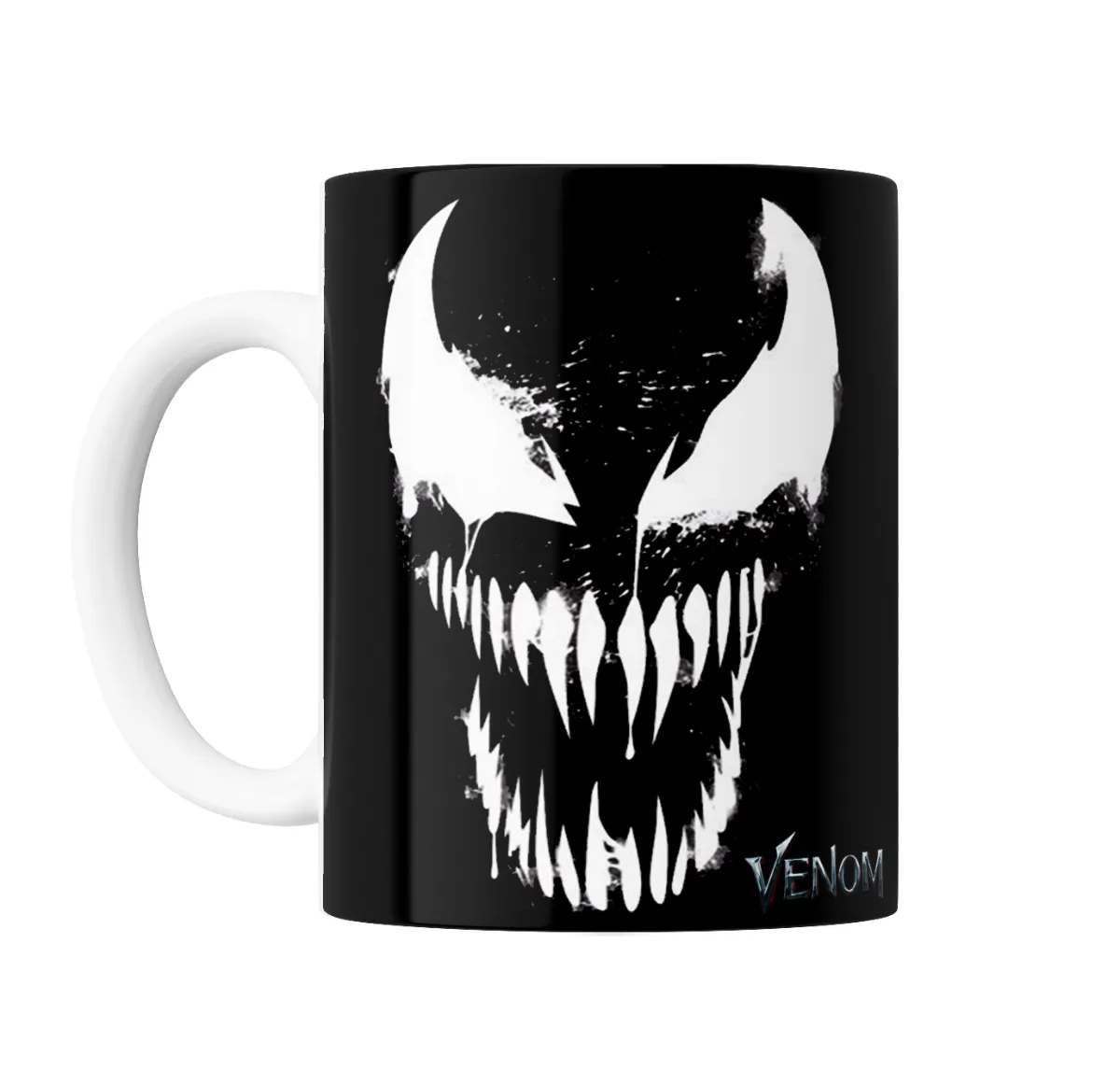 Taza de Cerámica Venom Rostro Blanco - vista 2