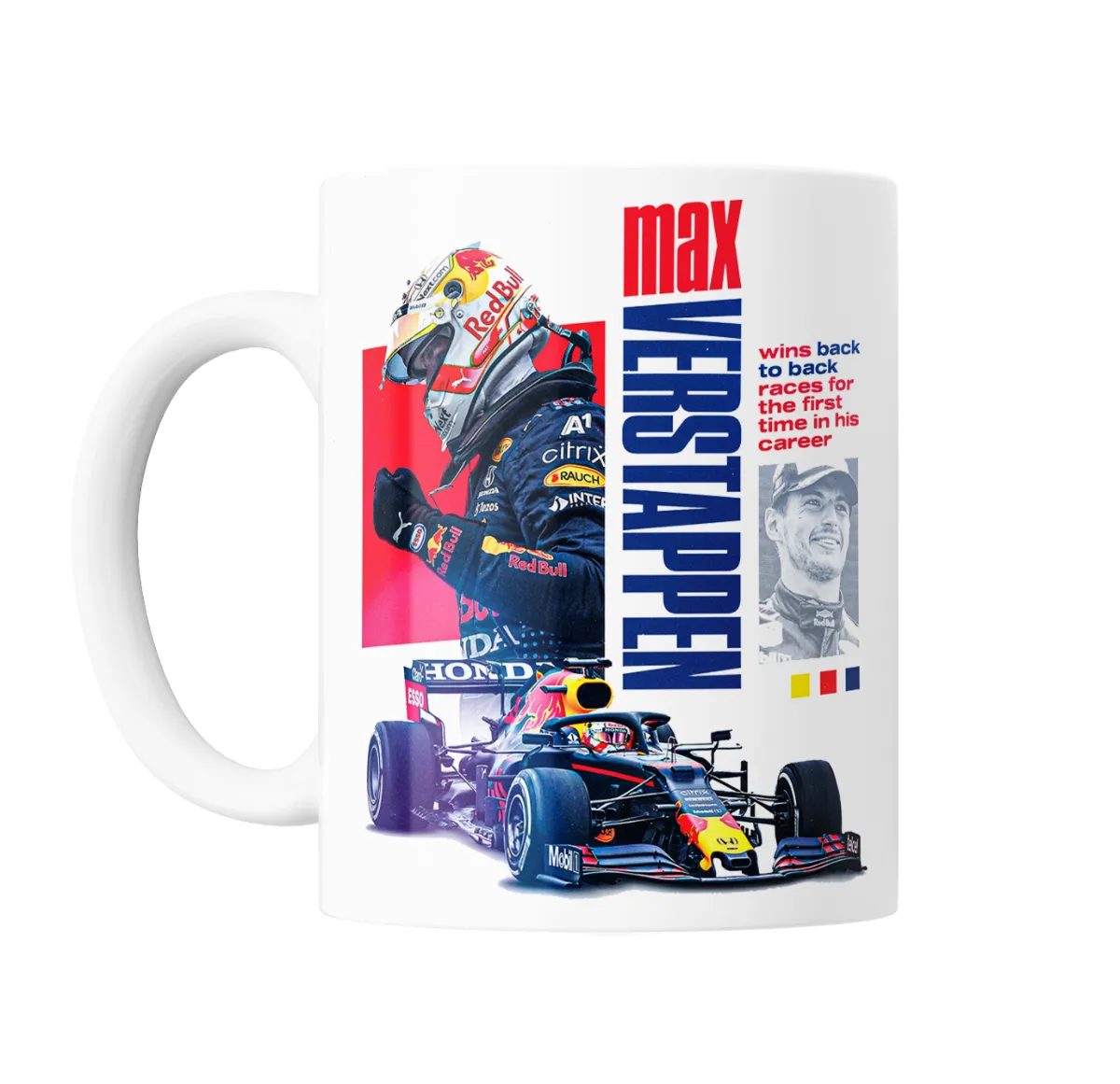 Taza de Cerámica Max Verstappen Red Bull Racing F1 - vista 2