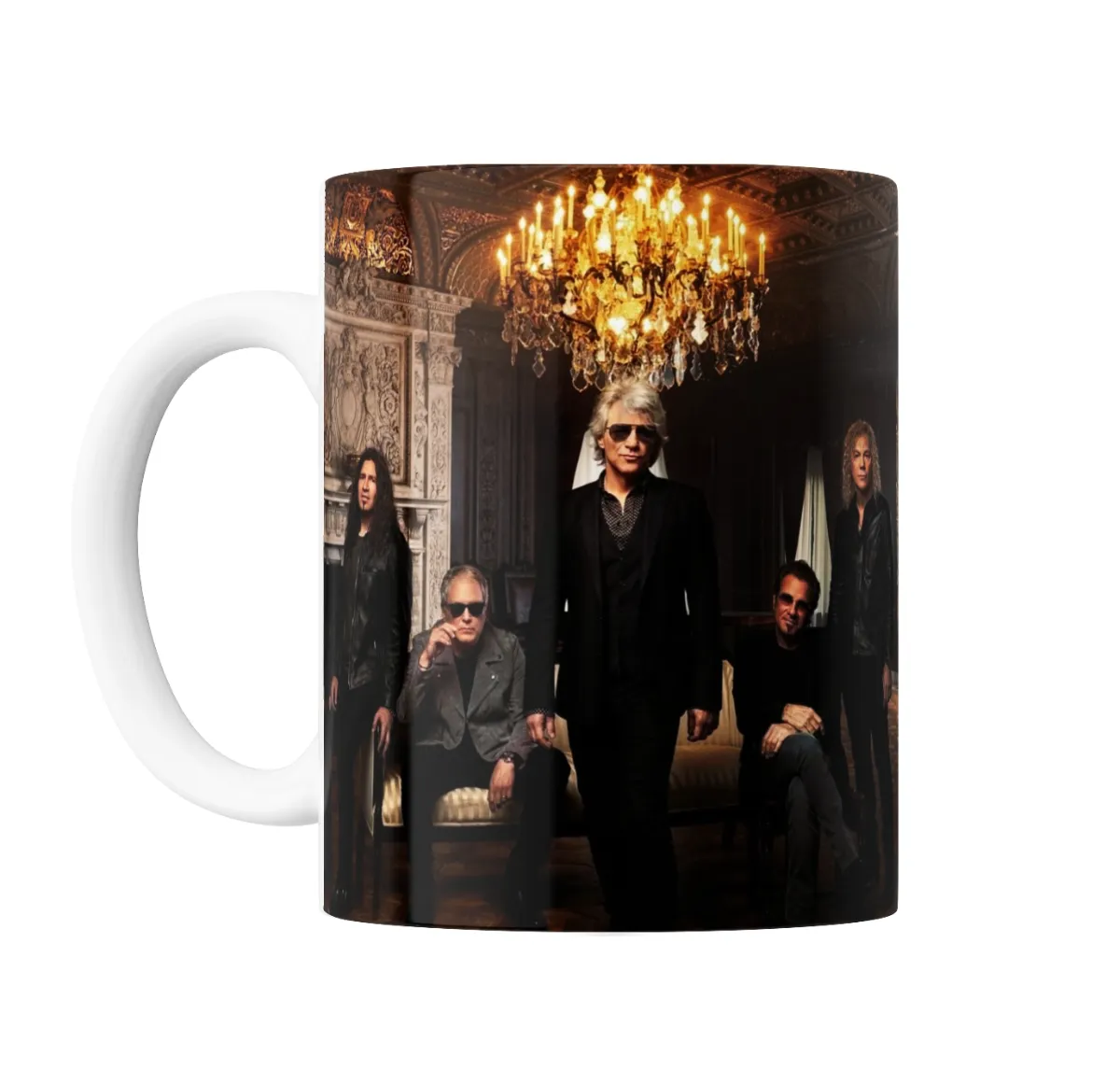 Taza de Cerámica Bon Jovi Banda Grupo Sala Elegante - vista 2