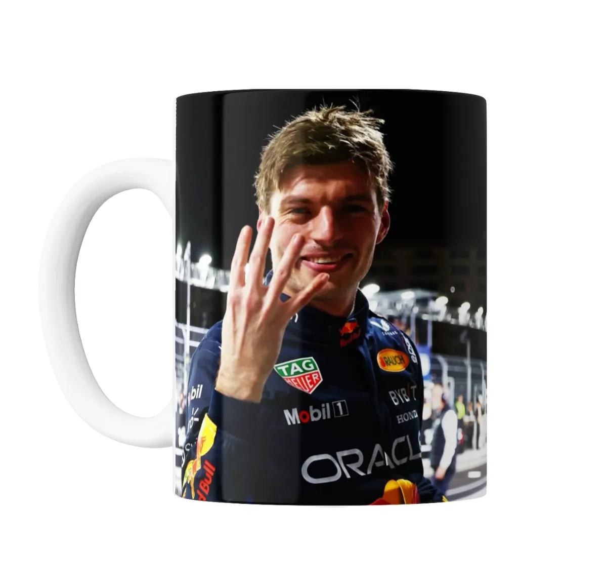 Taza de Cerámica Max Verstappen Red Bull Racing Sonrisa - vista 2