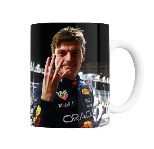 Taza de Cerámica Max Verstappen Red Bull Racing Sonrisa