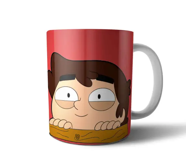 Taza de Cerámica Victor y Valentino Victor Sentado en el Tronco