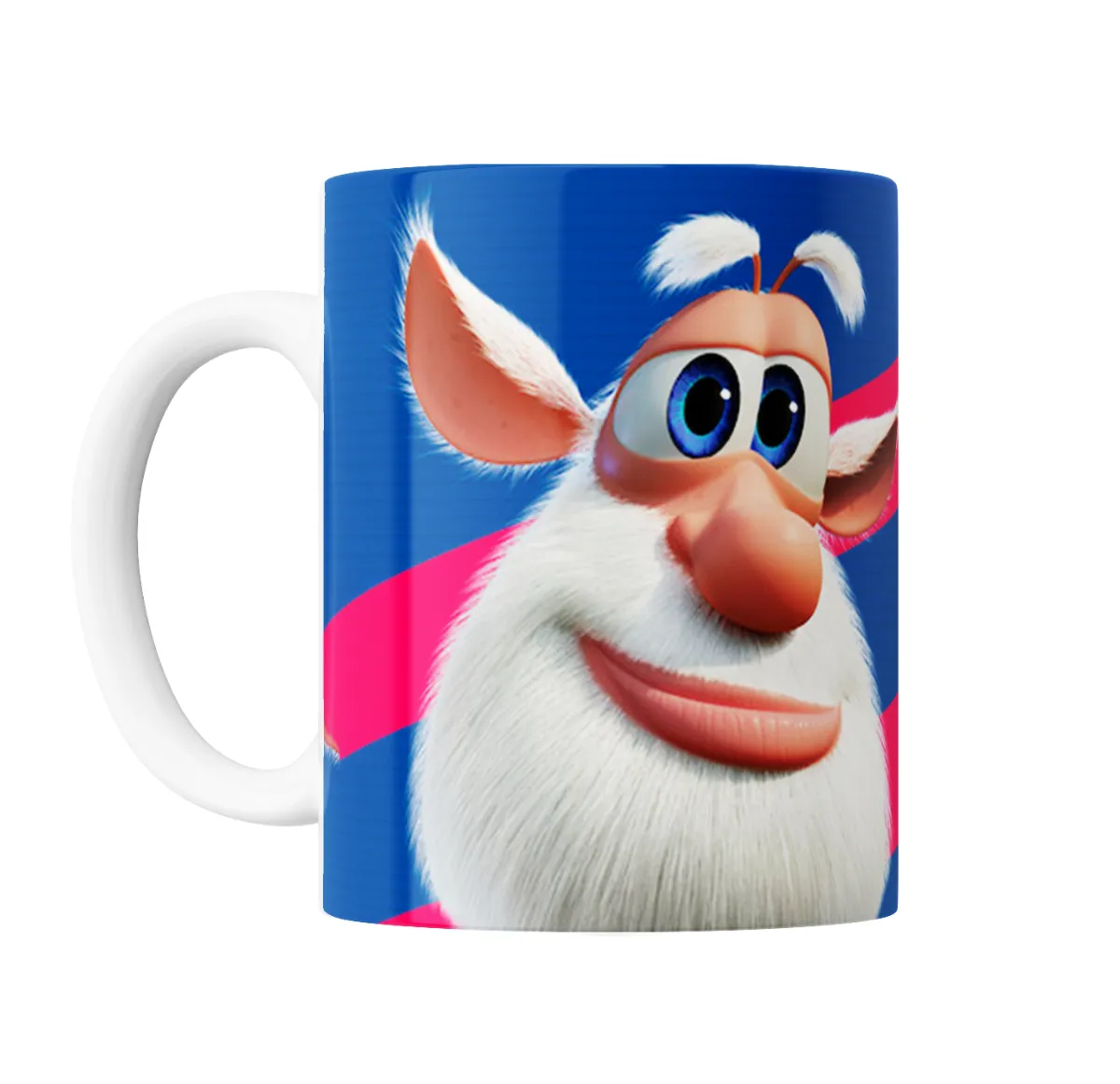 Taza de Cerámica Booba Personajes Azul y Rosa - vista 2