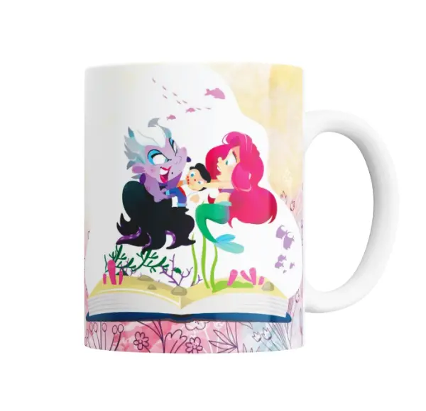 Taza de Cerámica Villanas Disney Úrsula Chibi