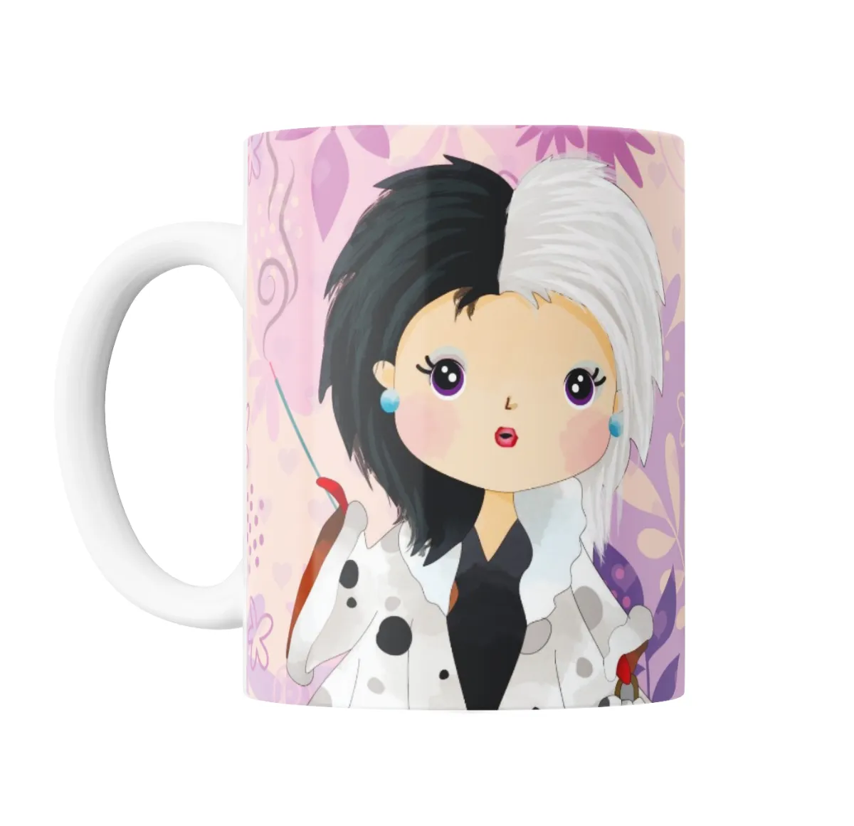 Taza de Cerámica Villanas Disney Cruella de Vil Dálmatas - vista 2