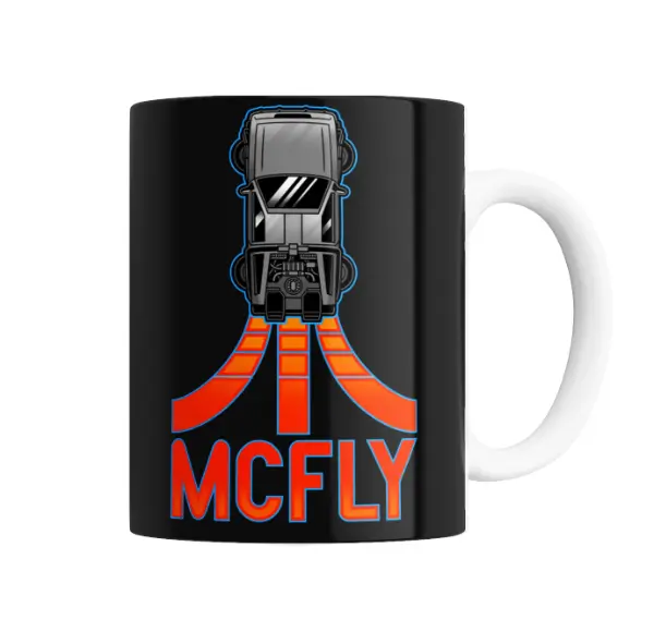 Taza de Cerámica Volver al Futuro DeLorean McFly