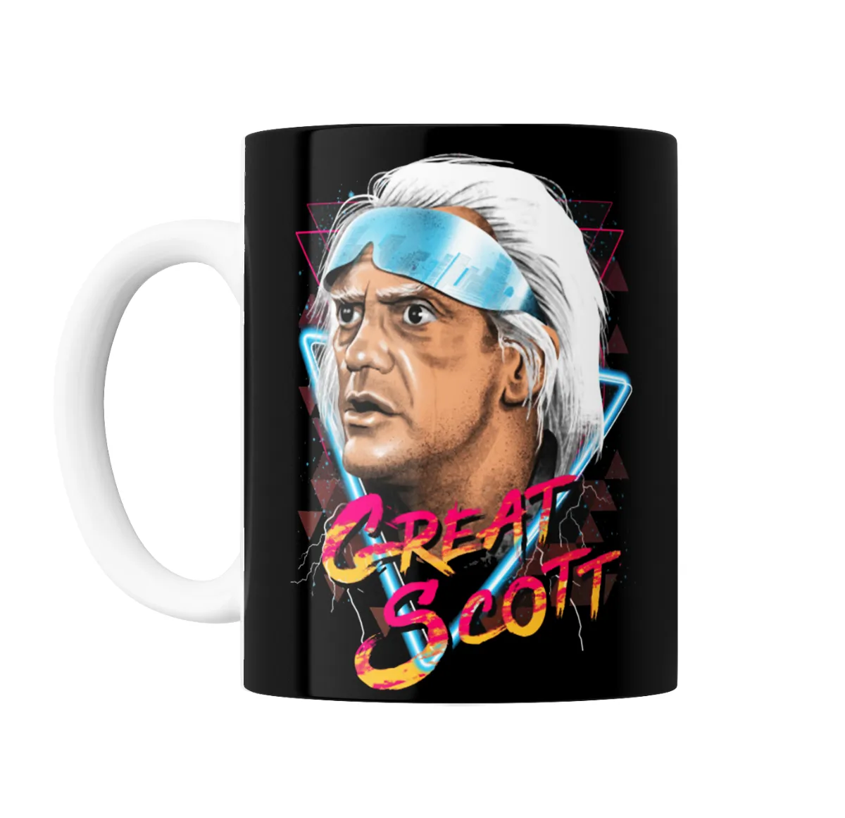 Taza de Cerámica Volver al Futuro Doc Brown Great Scott - vista 2
