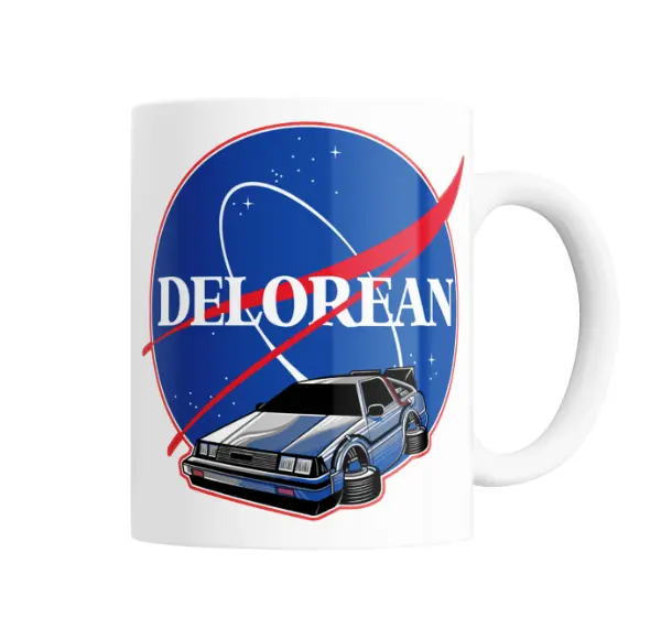 Taza de Cerámica Volver al Futuro DeLorean NASA