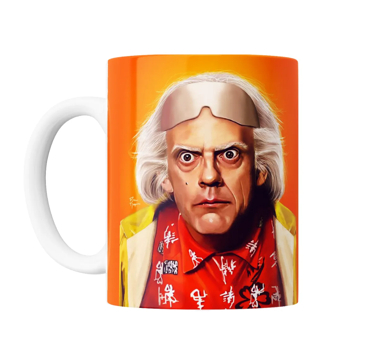 Taza de Cerámica Volver al Futuro Doc Brown Expresión - vista 2