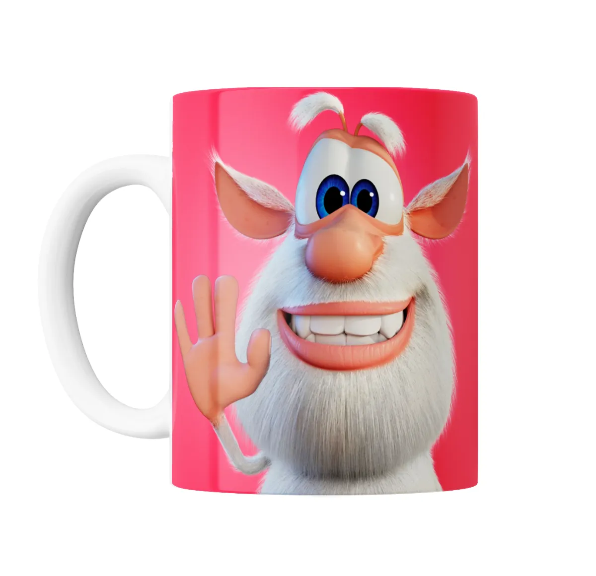 Taza de Cerámica Booba Saludando - vista 2