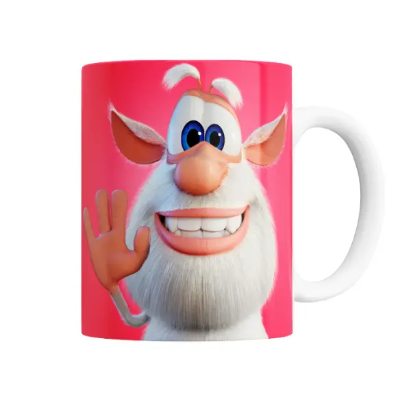 Taza de Cerámica Booba Saludando