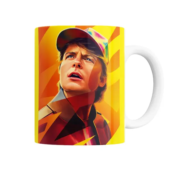Taza de Cerámica Volver al Futuro Marty McFly Gorra
