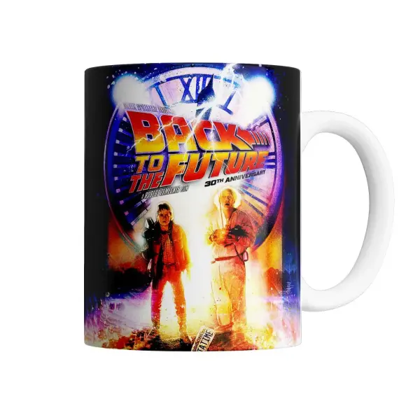 Taza de Cerámica Volver al Futuro 30 Aniversario Marty y Doc
