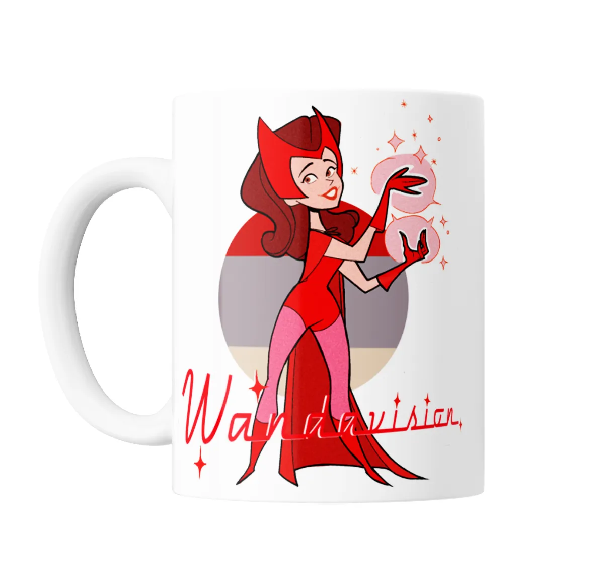 Taza de Cerámica WandaVision Scarlet Witch Dibujo - vista 2